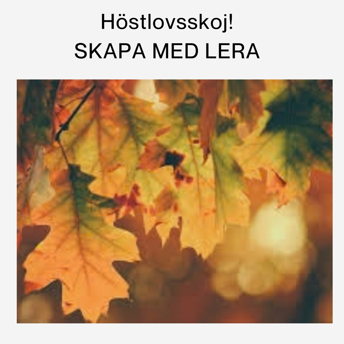 Halloween skapa med lera
